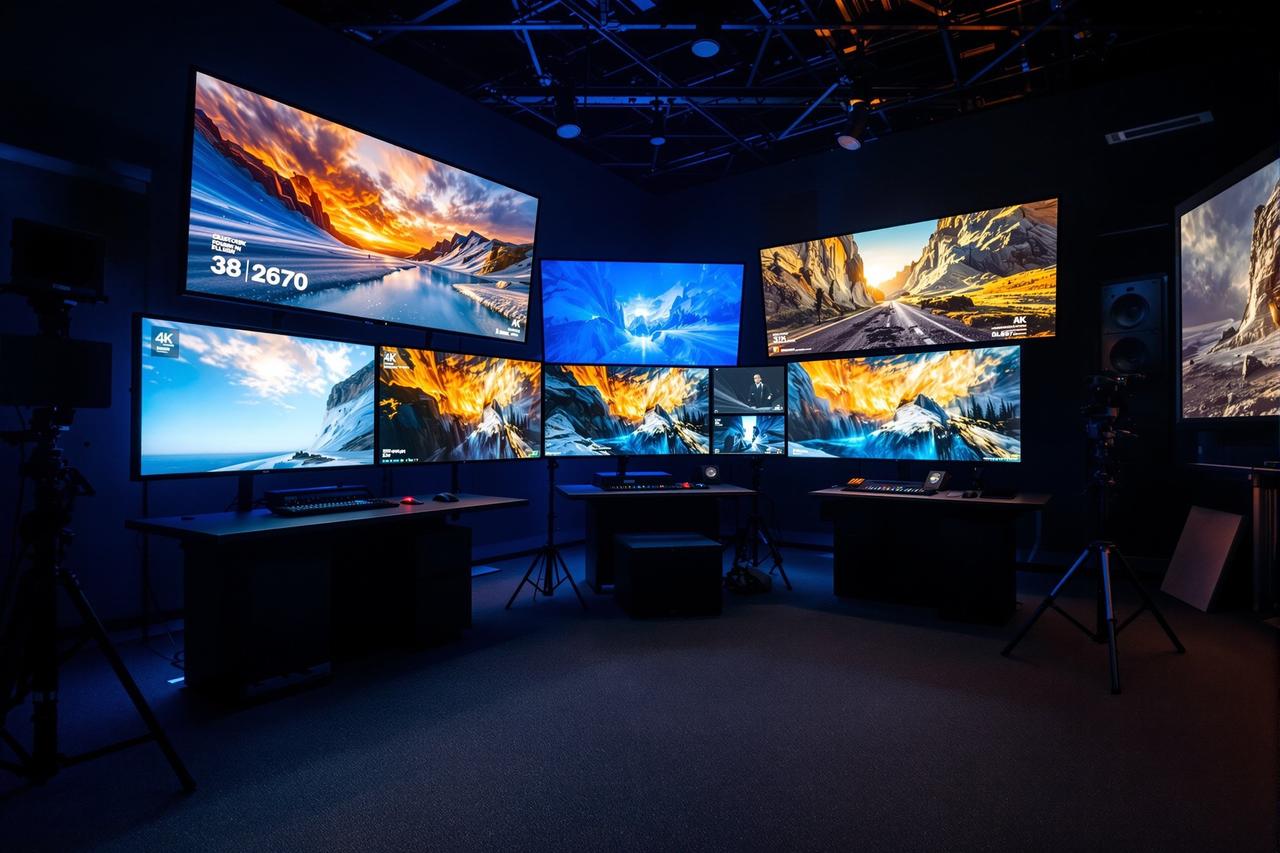 草民影院4K HDR全流程制作中心调色间内部